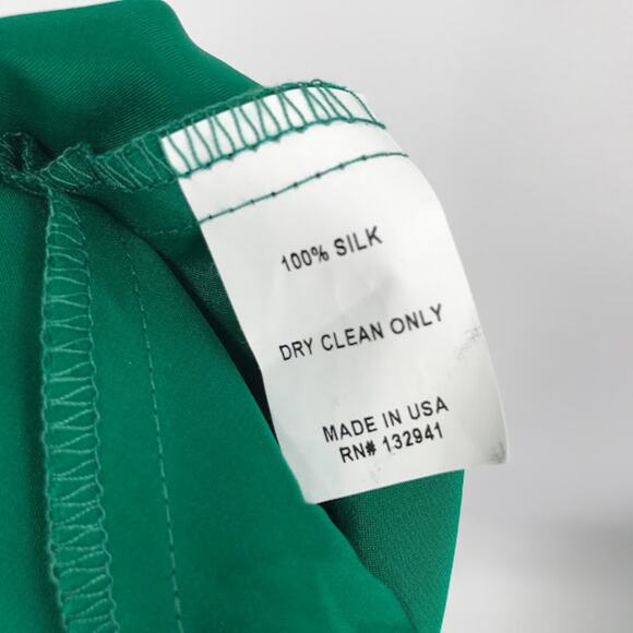 Amanda Uprichard Wanda Top S Sleeveless Twist Knot Halter Silk Keyhole Bouse - Picture 6 of 12